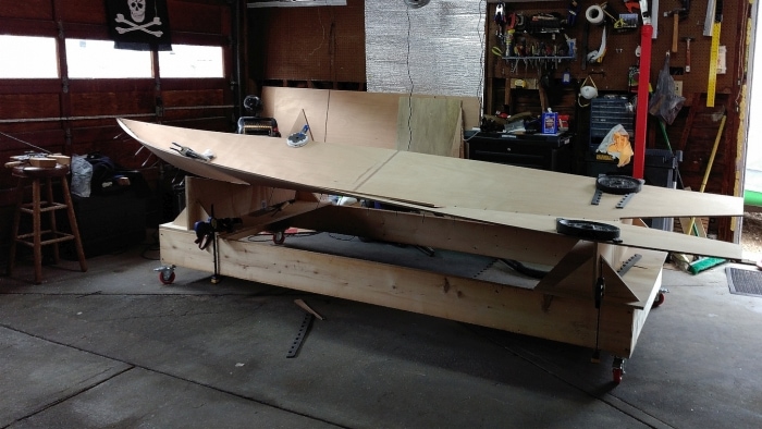 Boat Bottom Taking Shape