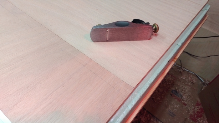 Scarfing Plywood with a Hand Plane